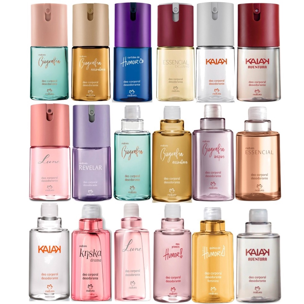 Desodorante Corporal Natura Feminino ou Refil 100ml - Escolha o seu ...