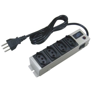 Filtro de Linha Power Line 10a 1m 4 Tomadas Bivolt 2P+T Multicraft