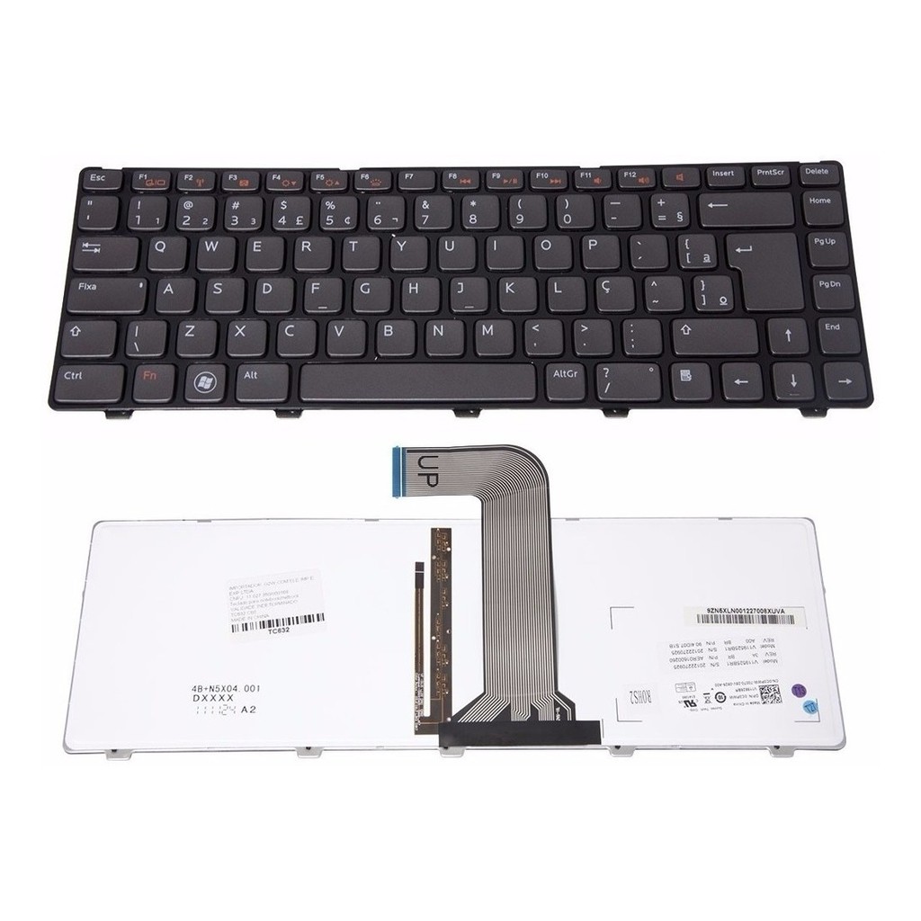 Teclado Notebook Dell Vostro 3450 3550 Retroiluminado Novo Shopee Brasil 5824