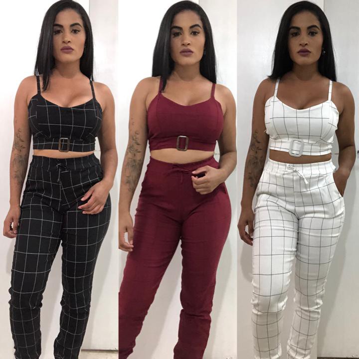 conjunto feminino calça jogger