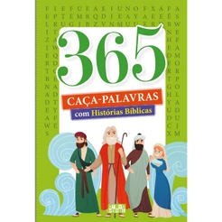 Livro - 365 caça-palavras com histórias bíblicas
