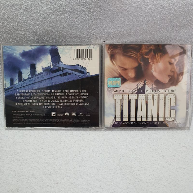 CD de Filme usado Titanic ou O Guarda Costas