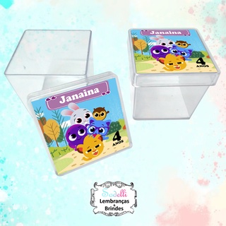 10 Lembrancinhas Bolofofos - Caixinhas Acrílicas Personalizadas em Oferta na Shopee