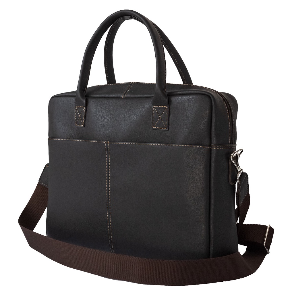 Bolsa Maleta 100% Couro Legitimo Alça Tiracolo Executiva Universitária Notebook até 15'6P