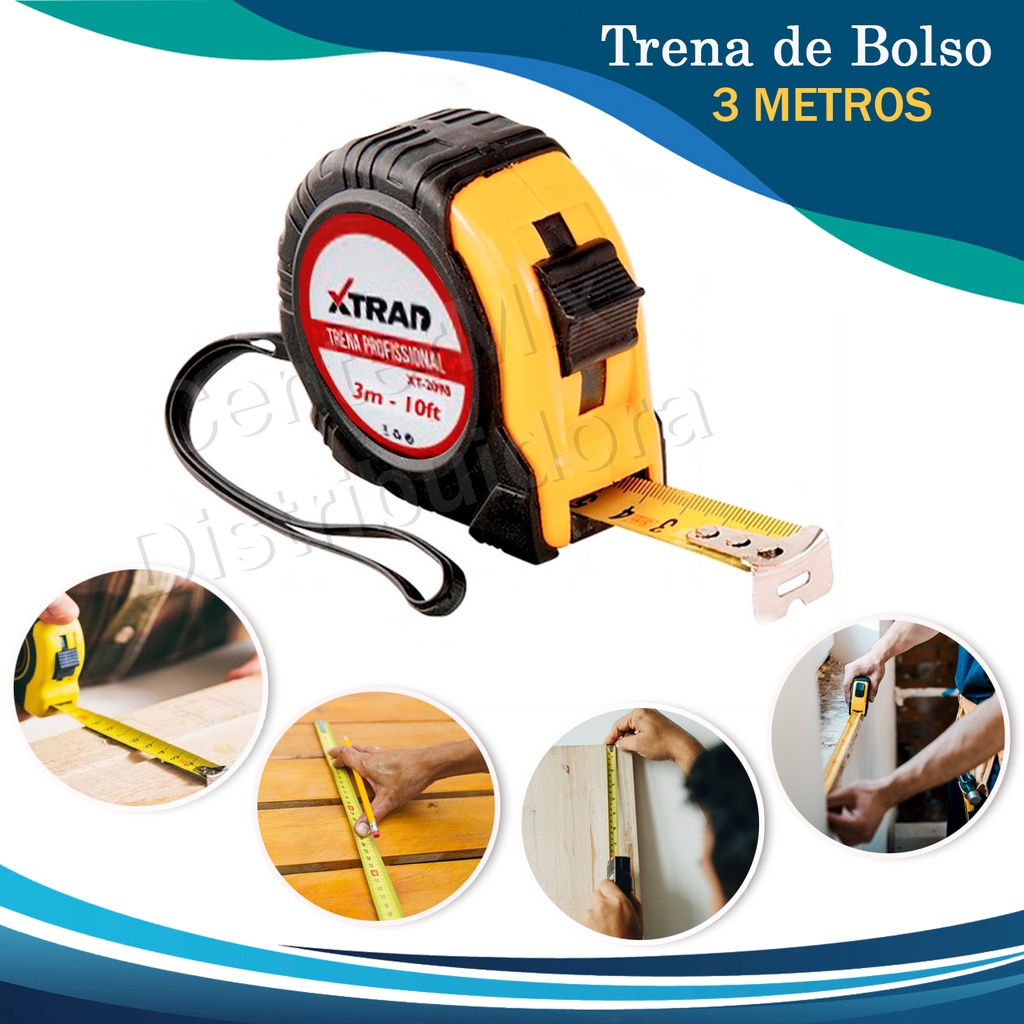 Trena Profissional Emborrachada 3 Metros Xtrad