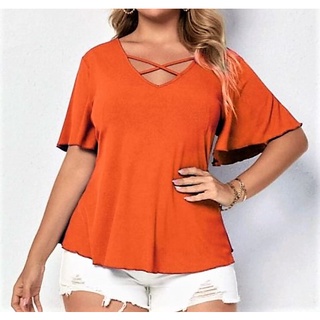 302/Blusa PlusSize em Viscocrepinho.