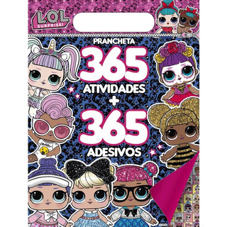 LOL Surprise - Prancheta 365 Atividades + 365 Adesivos em Oferta na Shopee