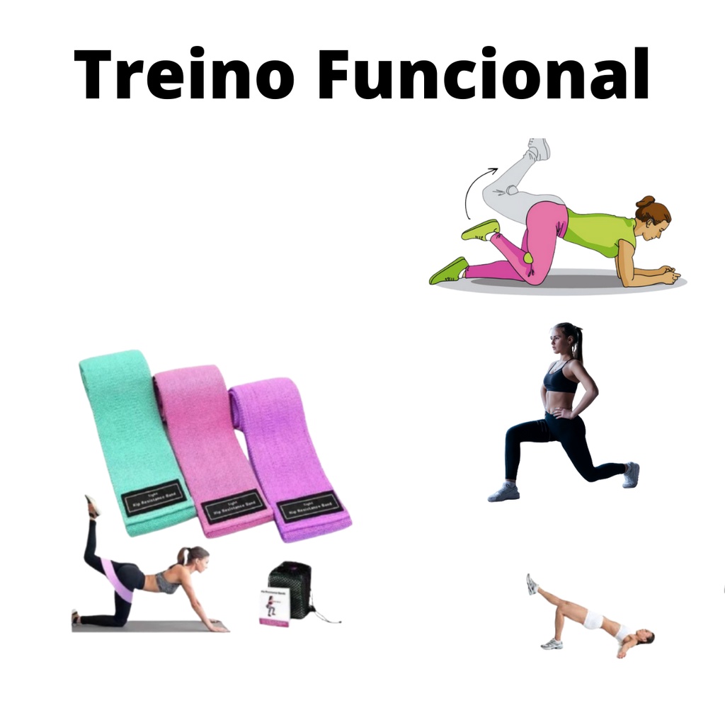 Kit C/ 3  Passadores/Equipamentos de Exercicios p/ Treino Oferta Limitada
