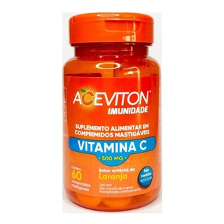 Aceviton Imunidade Vitamina C 500mg Com 60 Comp Mastigável Cimed