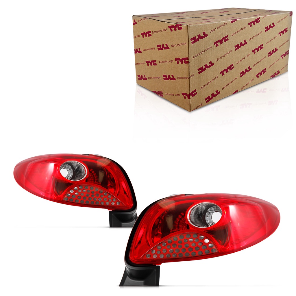 Lanterna Peugeot 207 Sedan 2009 2010 2011 2012 2013 2014 Grade Vermelha - Spare Parts and Accessories for Vehicles