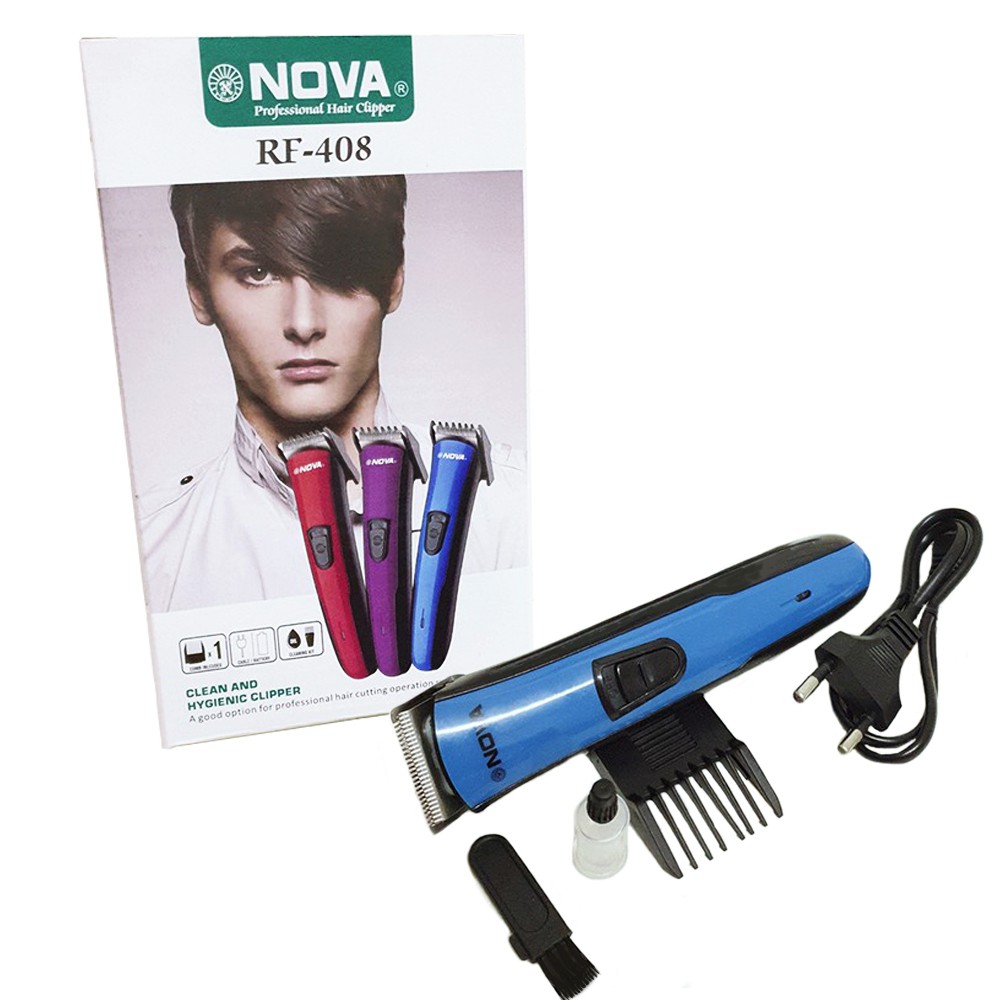 Máquina para corta cabelo NOVA com bateria recarregável