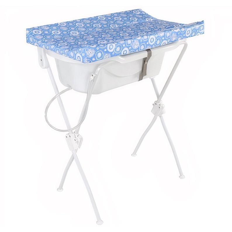 Banheira para Bebê de Pé com Trocador Floripa Tutti Baby - Azul ...