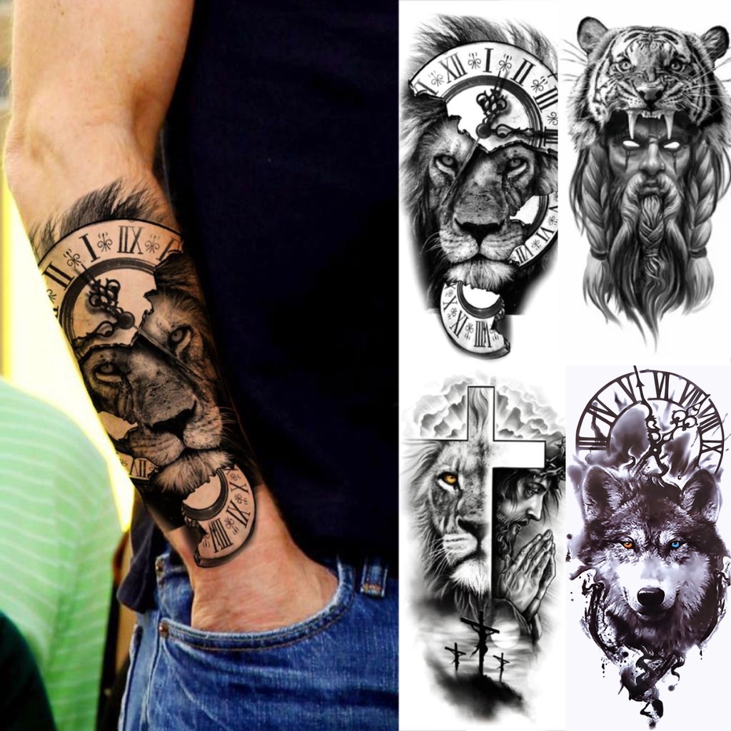 Tatuagem Falsa Adesiva Temporaria Fake Masculina E Feminina