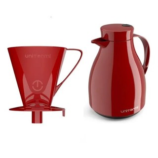 Garrafa Térmica Bule Paris 1litro + Suporte Para Filto Café