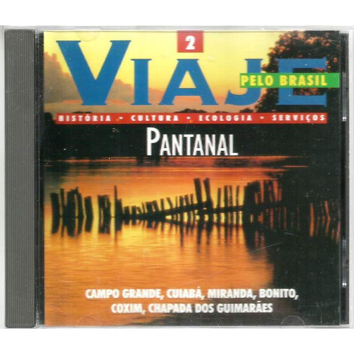 513 Mcd- CD Original 1998- Viaje Pelo Brasil- Pantanal- Nº 2- Campo Grande, Cuiabá, Miranda, Bonito, Coxim, Chapada dos Guimarães