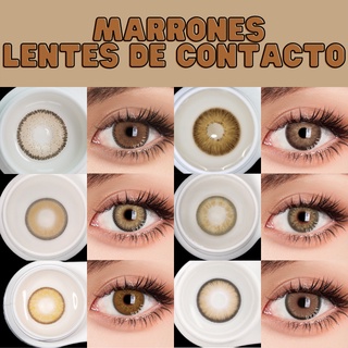 UYAAI 2 Peças/Par Lentes De Contato Coloridas De Uso De Ano/himalaya Marrom