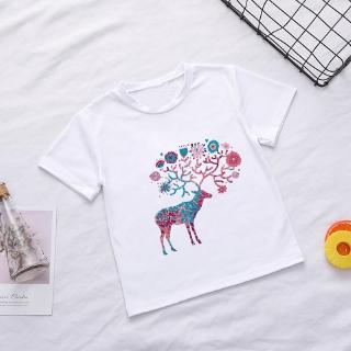 2019 Nova Camisa Da Menina De Bebe Elk Design De Impressao Criancas T Shirt De Manga Curta Meninos Roupas Shopee Brasil - pretty roblox avatar meninas roupas de menina e lindas
