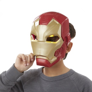 Marvel Vingadores Bonecos De Brinquedo Homem De Ferro Máscara De Som Leve Tony Stark Capacete Aberto Máscaras Para Crianças Meninos Halloween Cosplay em Oferta na Shopee