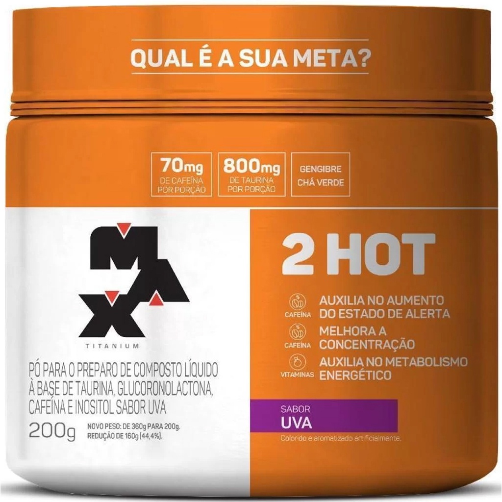 Termogênico 2HOT - 200g - Max Titanium