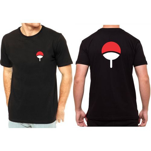 Camiseta Masculina Clã Uchiha Itachi Sasuke Anime naruto Camisa mangá madara