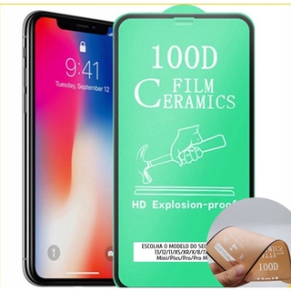 Películas Cerâmica Flexível Para Tudo iPhone Modelos 7/8/XS/XR/XS MAX/11/12/13/14/14 PRO Nova Protetore de Tela