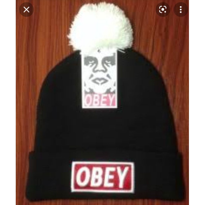 Touca Obey Masculina/Feminina Toca Unissex Frio Inverno Gorro Bordado