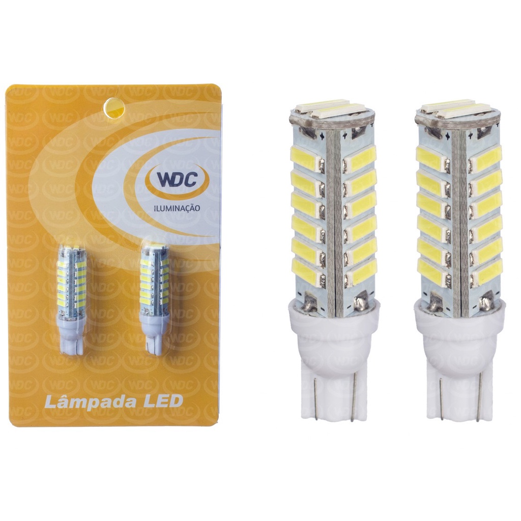 PAR LÂMPADA LED UNIVERSAL T10 PINGÃO (20 LEDS 7020)