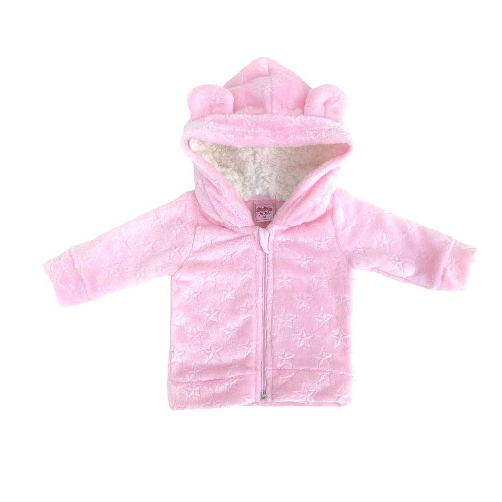 Roupa Infantil Casaco Capuz Menina Barato Inverno Fleece em Oferta na Shopee