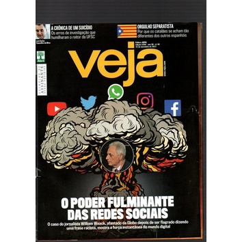 Revista Veja,o Poder Fuminante Das Redes Sociais,nº 46 /2017