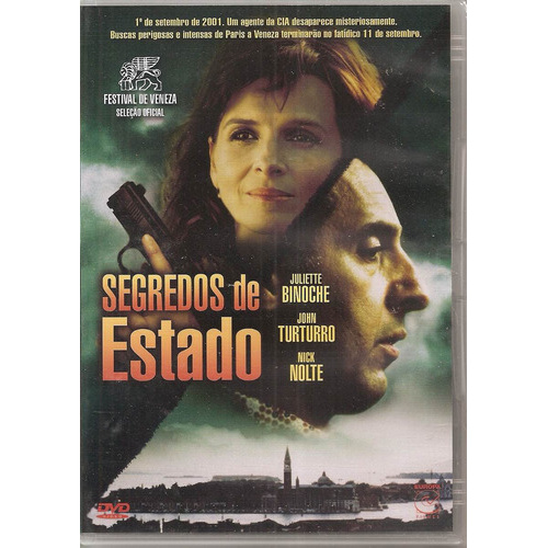 DVD Segredos de Estado | Juliette Binoche Nick Nolte John Turturro | Thriller Político Suspense 11/9