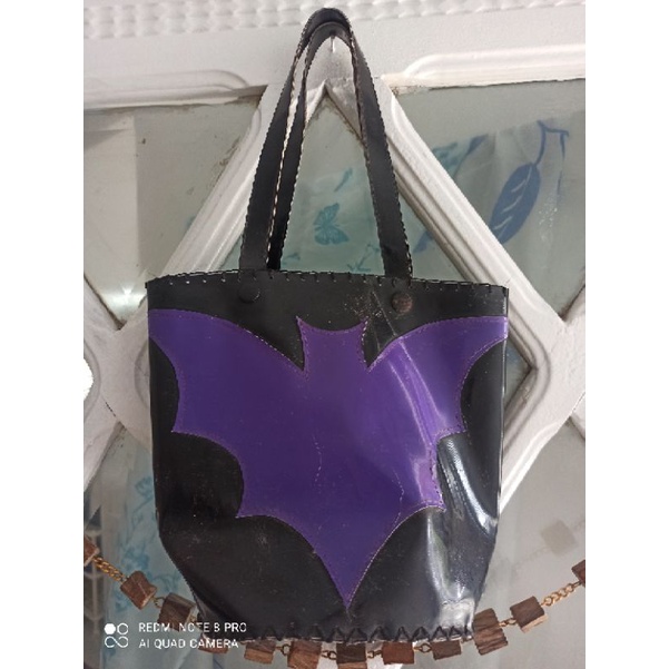 Bolsa Vinil Com Morcego Shopee Brasil 7881