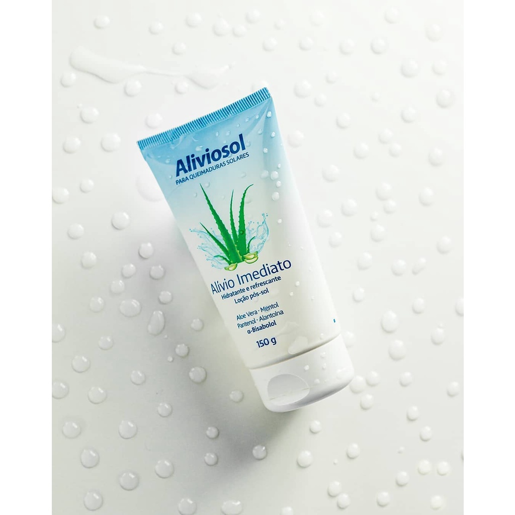 Aliviosol Loção Pós-sol Alivio Imediato Aloe Vera 150g