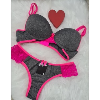 Conjunto de bojo com Renda Neon