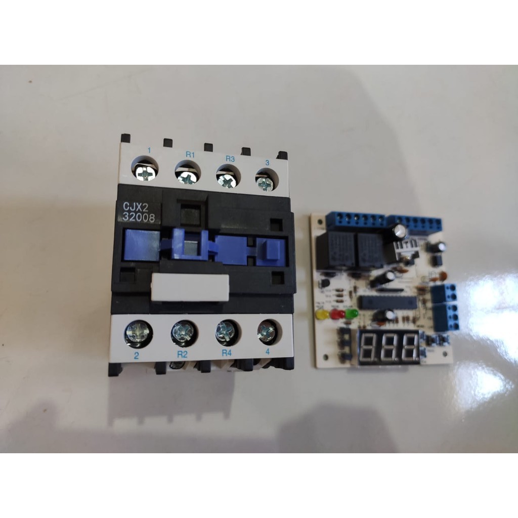 Kit Contator mais Placa de Comando Completa para Transferência Automática Rede e Solar