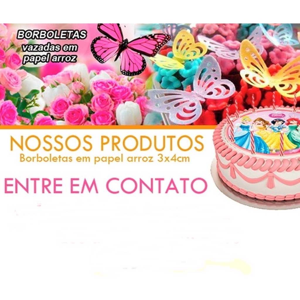 Borboletas Comestíveis para Bolos: Onde Comprar | BuscaProdutos