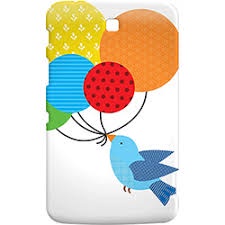 Capa Traseira Para Samsung Galaxy Tab E Tab3 T110 T116 Tela 7.0 Ballons