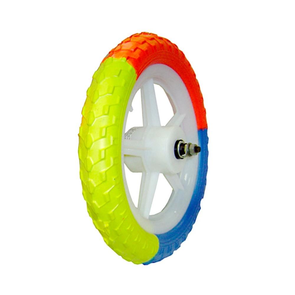 Roda Dianteira Nylon com Pneu EVA Aro 12