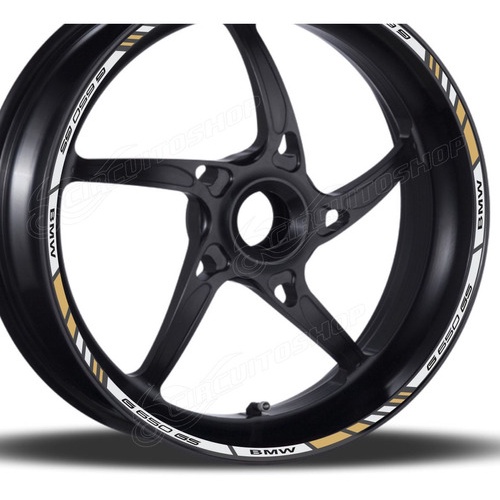 Friso Adesivo Refletivo M6 Roda Moto Bmw G 650 Gs