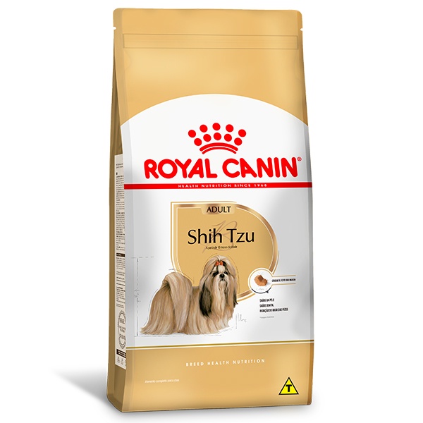 Ração Royal Canin para Cães Adultos da Raça Shih Tzu - 2,5Kg