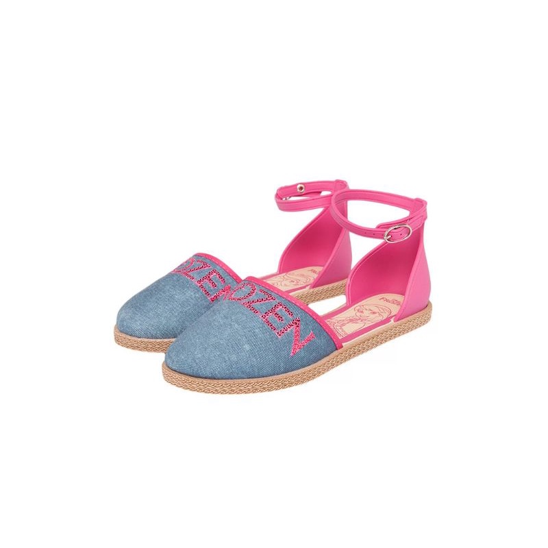 Sandália Grendene Infantil Frozen Encantada Rosa/Azul.