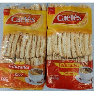 Bolacha sete capas salgada ou doce biscoito 7 capas