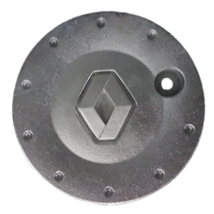 calota centro de roda renault clio 2005 calota de ferro sem acabamento (110293)