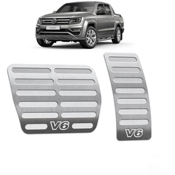 Pedaleira Amarok V6 10/.. Automático Aço Inox - Não fura o pedal