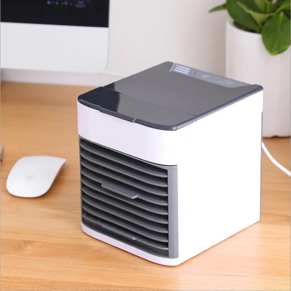 Mini Ar Condicionado Portátil Arctic Air Cooler Umidificador Climatizador Luz Led