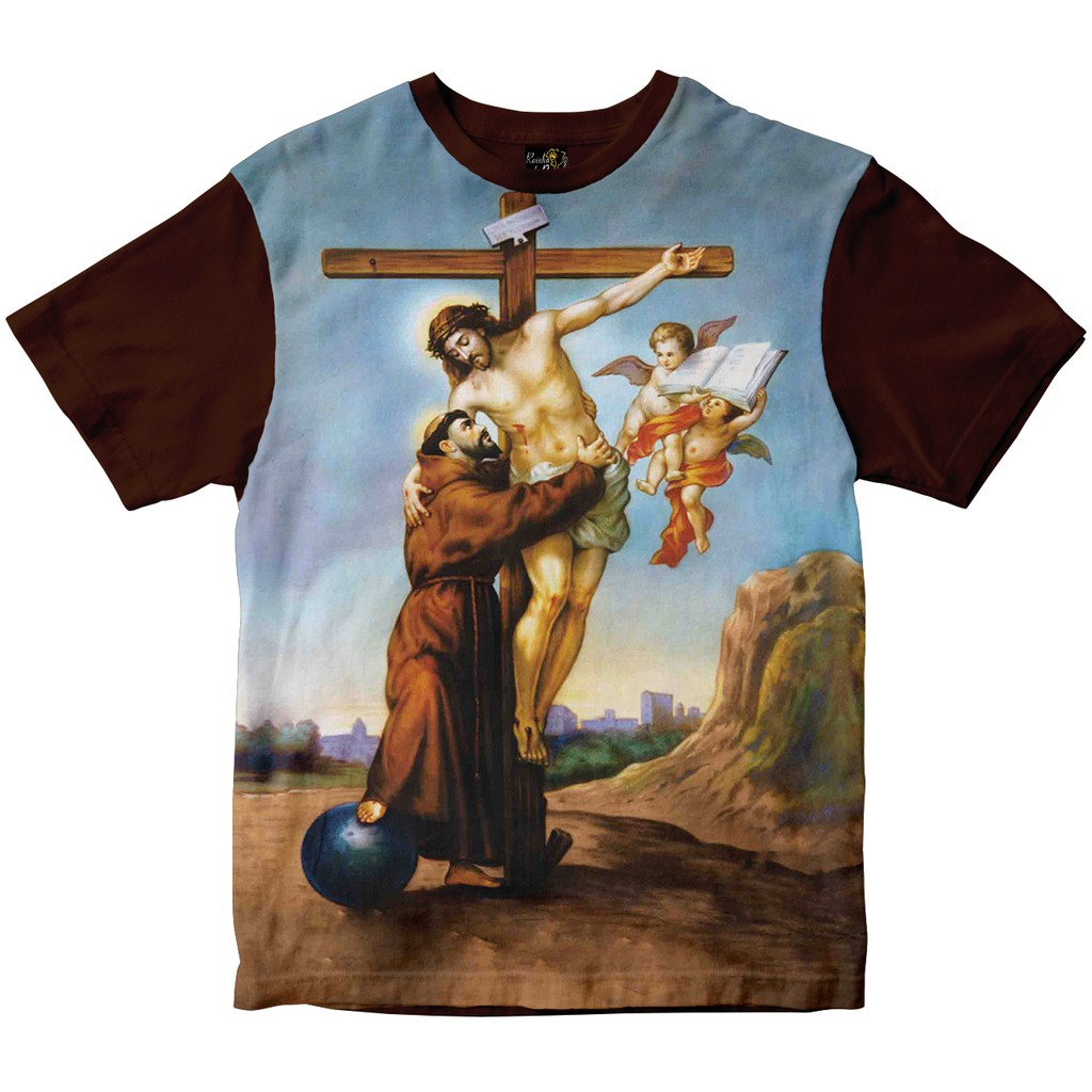 Camiseta São Francisco Rainha do Brasil marrom