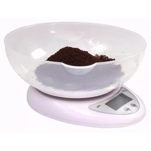Balança De Precisão Com Bandeja De Cozinha Até 5kg Digital