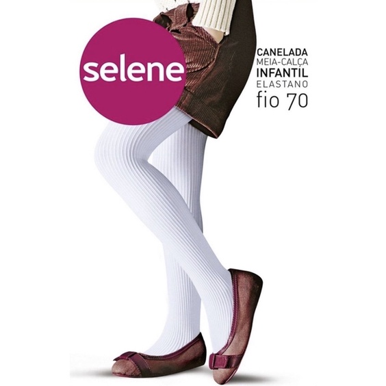 Meia Calça Infantil Bebe Batizado Fio 70 Inverno Quentinha RN a 14 anos Selene em Oferta na Shopee