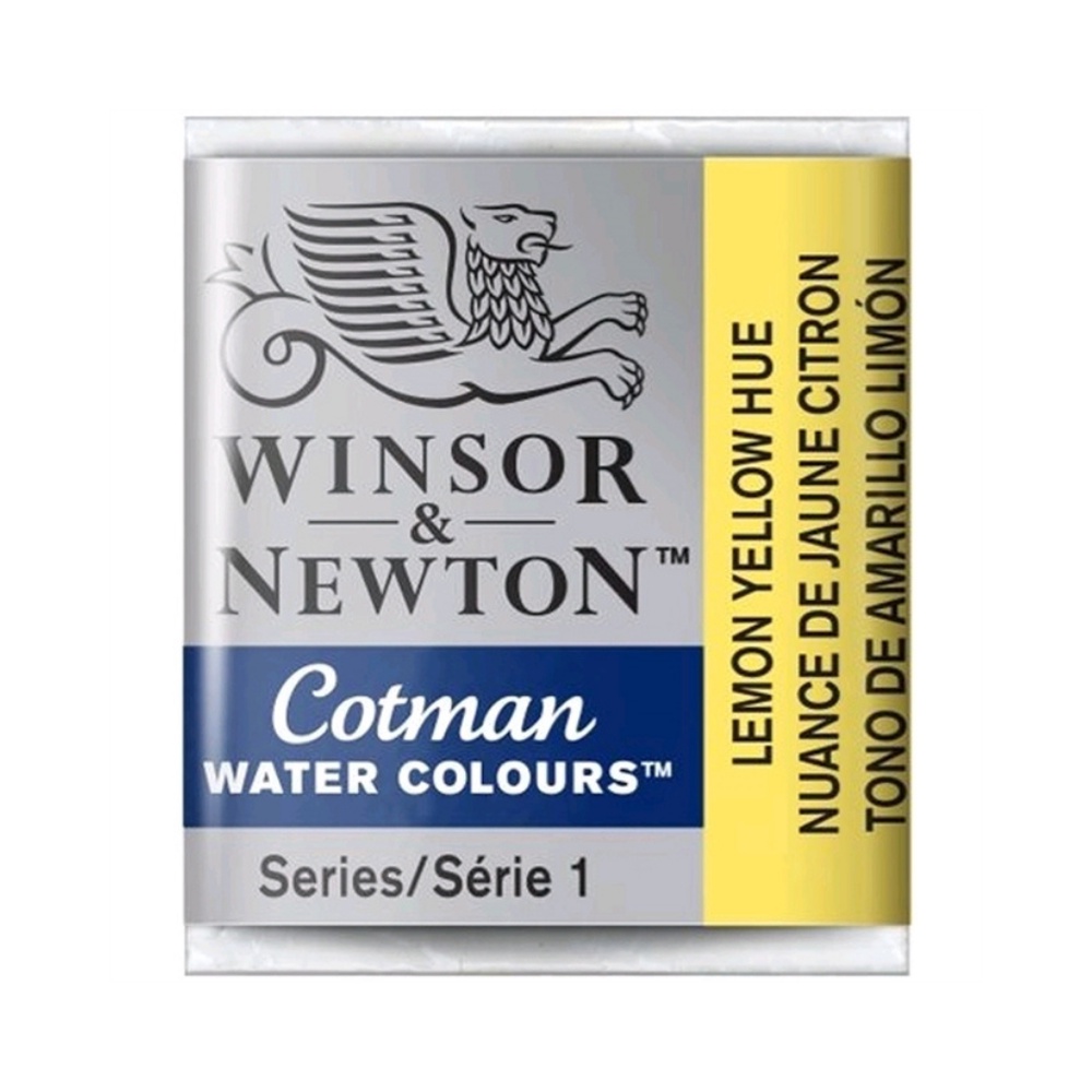 Aquarela Winsor & Newton Cotman Pastilha 346 Lemon Yellow Hue