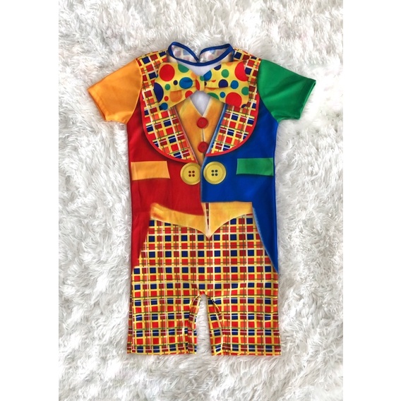 Fantasias Temática Palhacinho Festa Junina Infantil Masculina Heróis Barato Menino Promoção em Oferta na Shopee