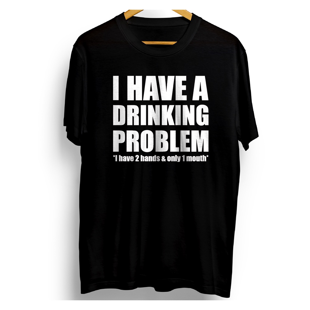 Camiseta Camisa Blusa I Have a Drinking Problem I Have 2 hands & only 1 Mouth James Hetfield Metallica